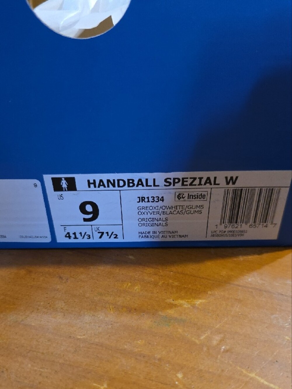 Womens Size 9-adidas Handball Spezial Suede Sneakers in Forest Green and White - Picture 9 of 12